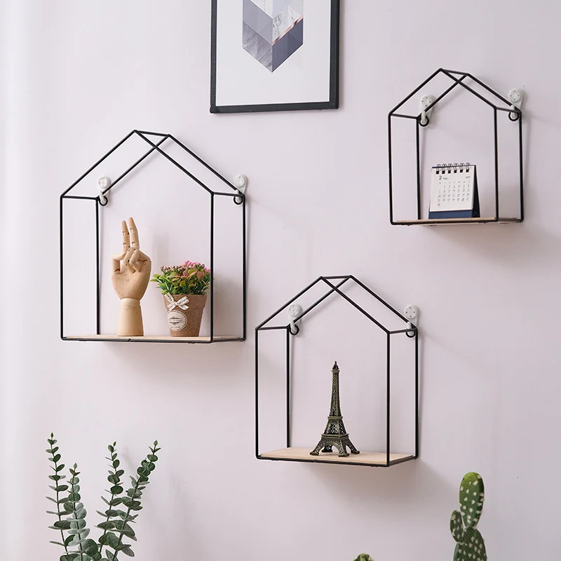 Modern Geometric Wall Shelf