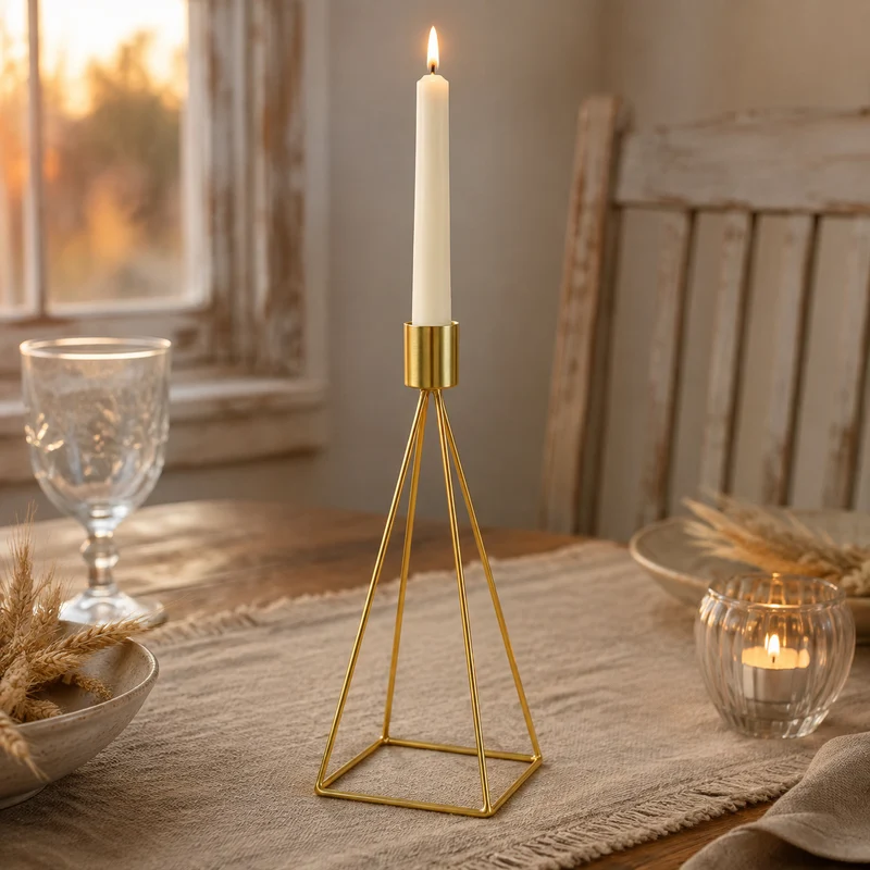 Modern Geometric Candle Holder