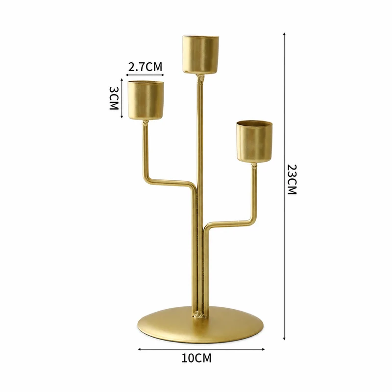Modern Cactus-Shaped Candle Holder