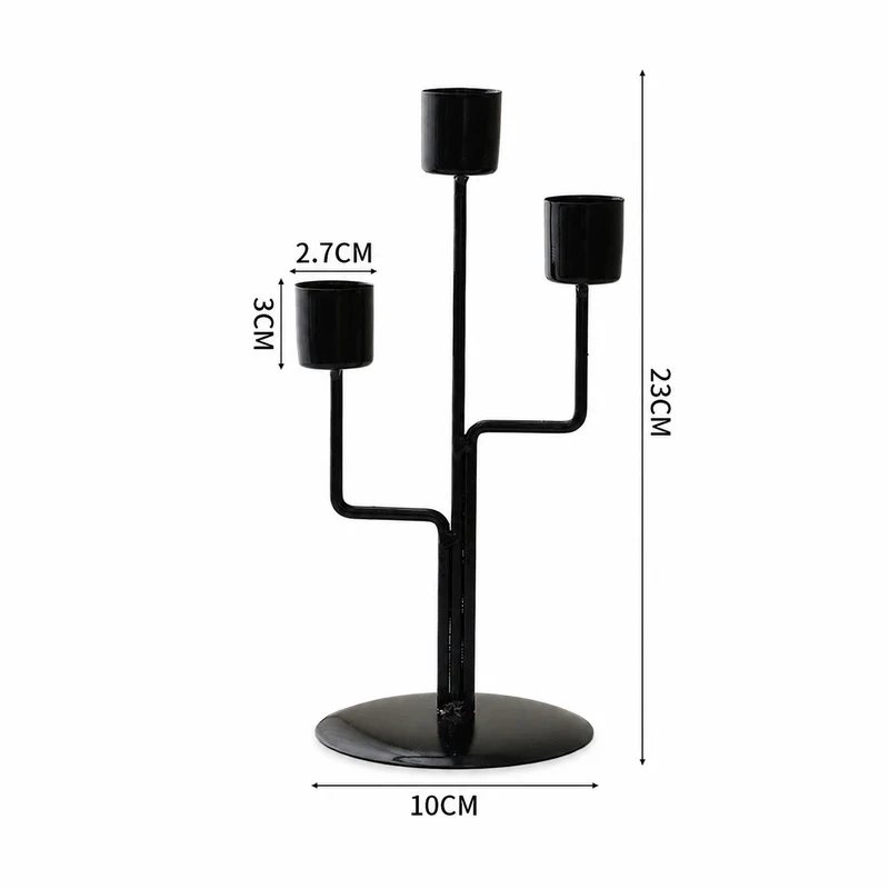 Modern Cactus-Shaped Candle Holder