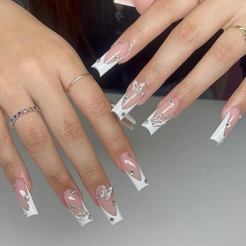 Decorative 3D Acrylic Nail Enhancements Stornfield