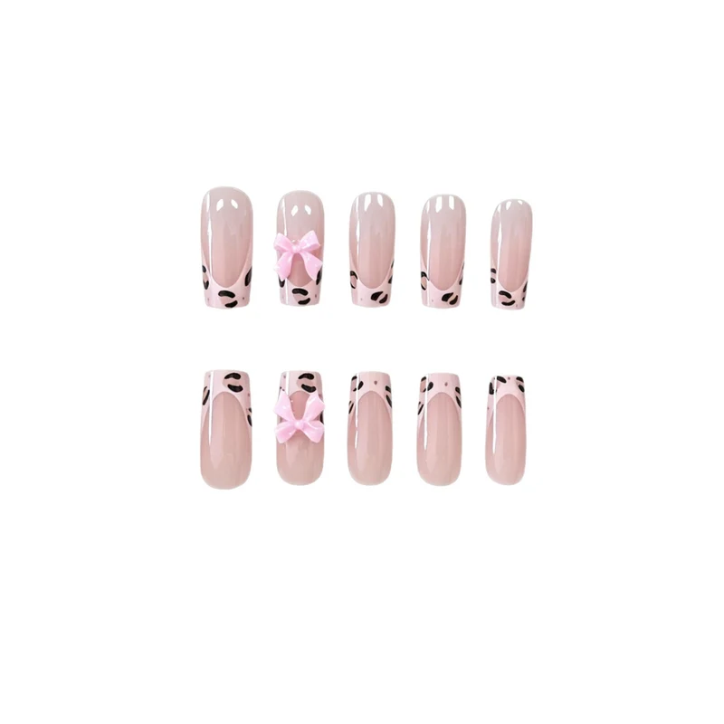 Decadent Floral Bow Nail Art Enhancements Stornfield