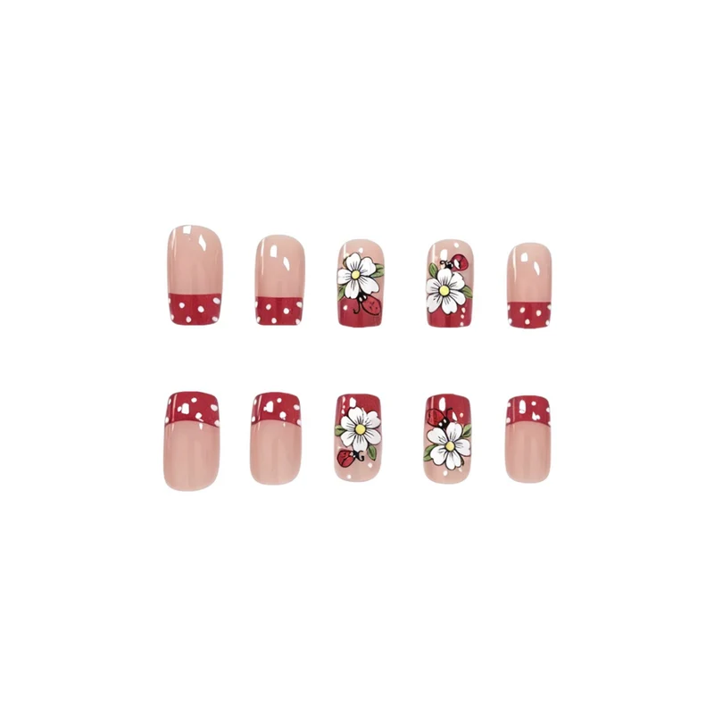 Cute Floral Nail Art Enhancements Stornfield