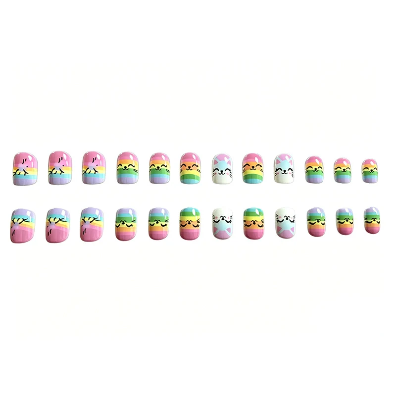 Cute Cat-Themed Nail Art Enhancements Stornfield
