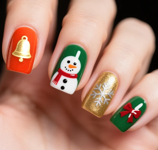 Creative Themed Press-On Nail Art Stornfield