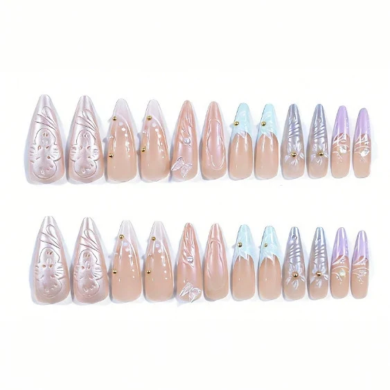 Creative Press-On Nail Art Enhancements Stornfield