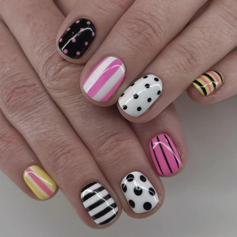 Creative Multi-Pattern Nail Art Enhancements Stornfield