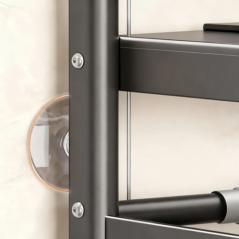 Toilettenregal, ausziehbar, 1–3 Ebenen, Stahlrahmen