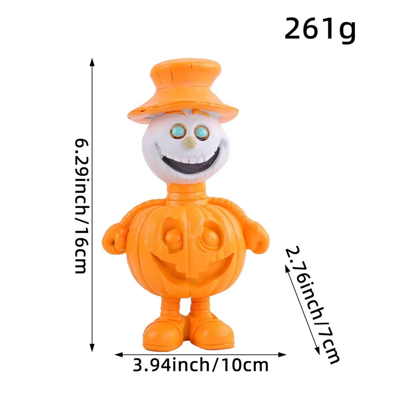 Lustige Halloween Kürbisfigur Karnz