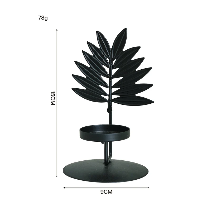 Leaf-shaped Candle Holder