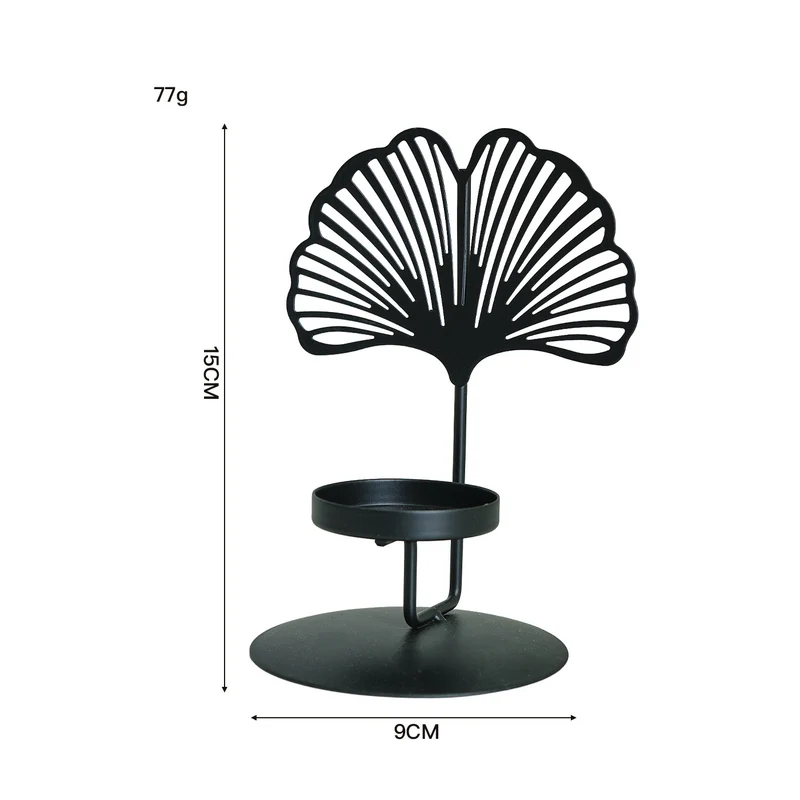 Leaf-shaped Candle Holder