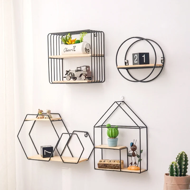 Hexagonal Floating Plant Shelf