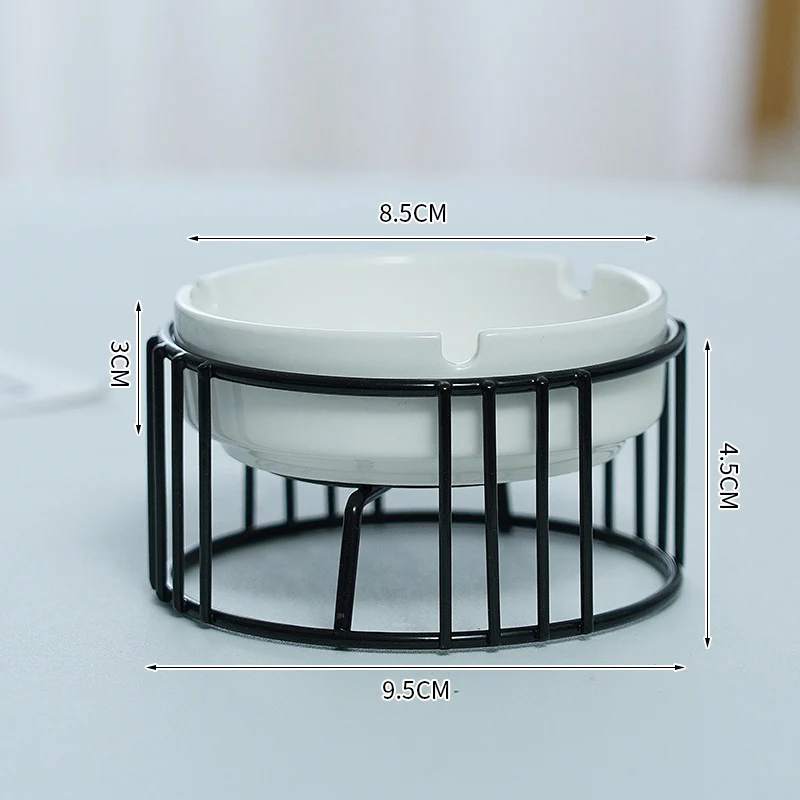 Geometric Wire Ashtray Holder
