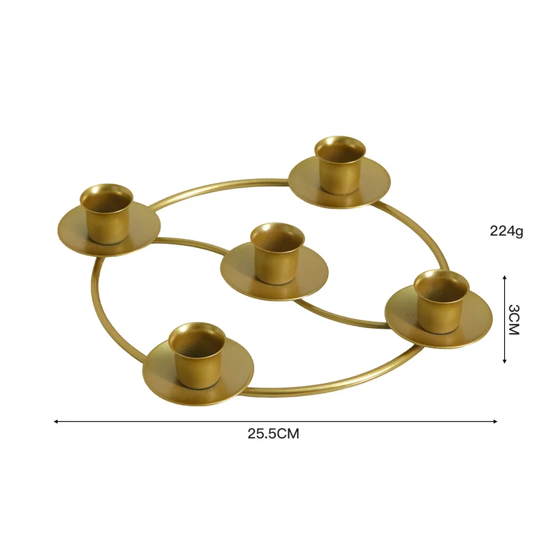 Geometric Multi-Candle Holder