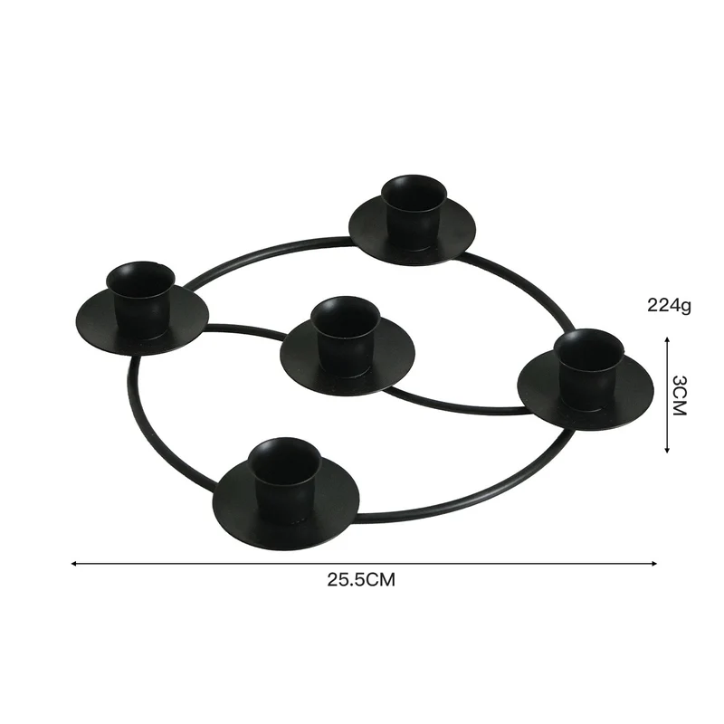 Geometric Multi-Candle Holder