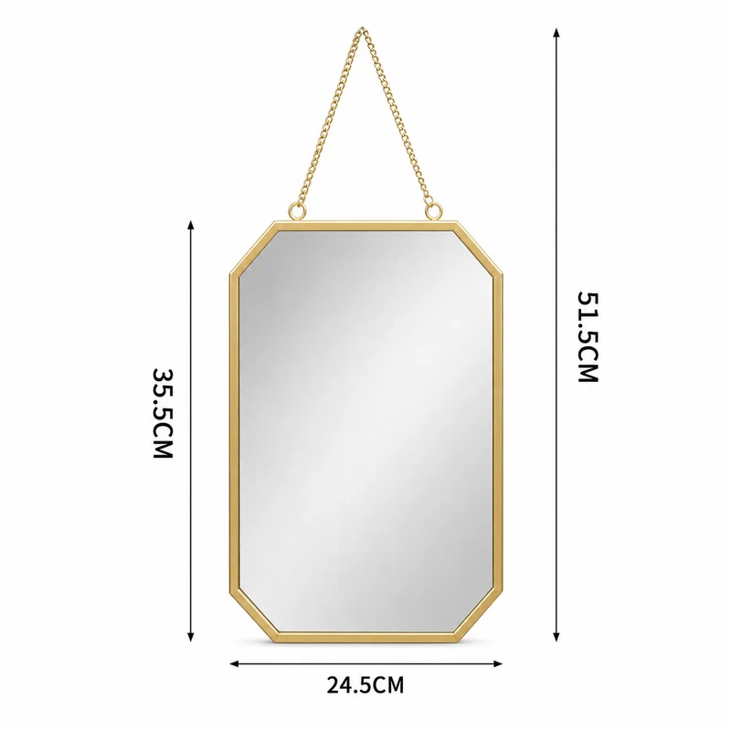 Elegant Octagonal Wall Mirror