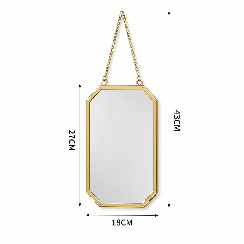 Elegant Octagonal Wall Mirror