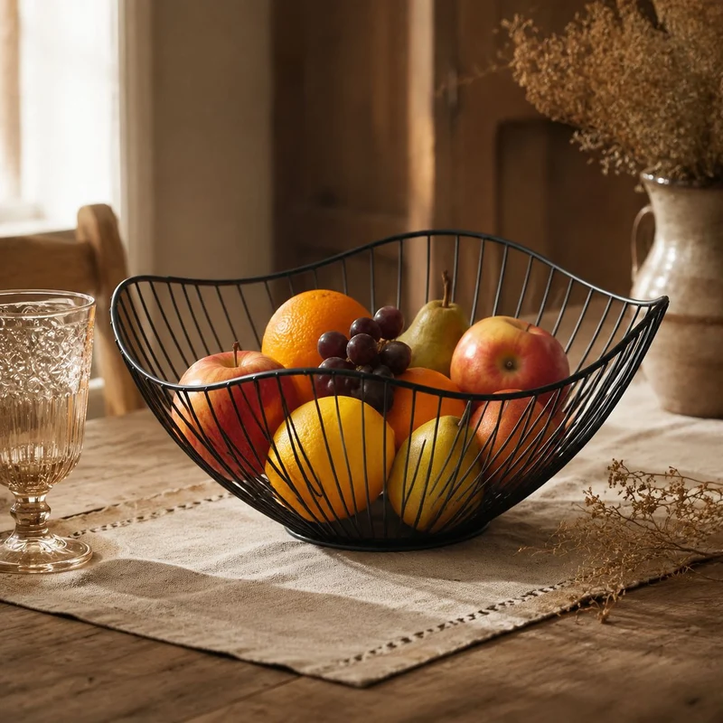 Elegant Decorative Wire Fruit