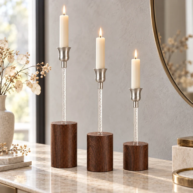 Decorative Glass and Wood