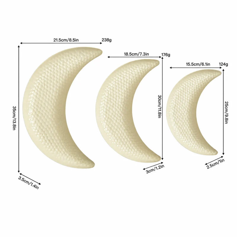Decorative Moon Cedar Wall Art