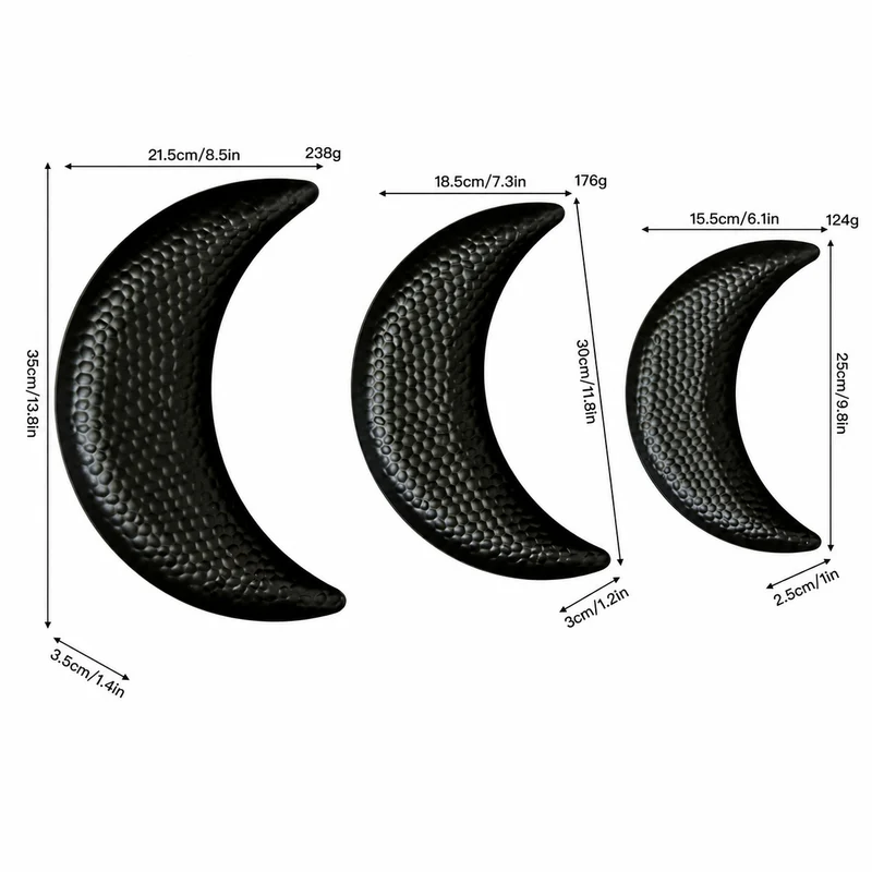 Decorative Moon Cedar Wall Art