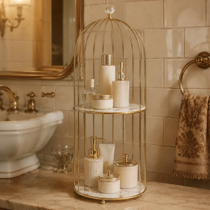 Decorative Birdcage Shelf