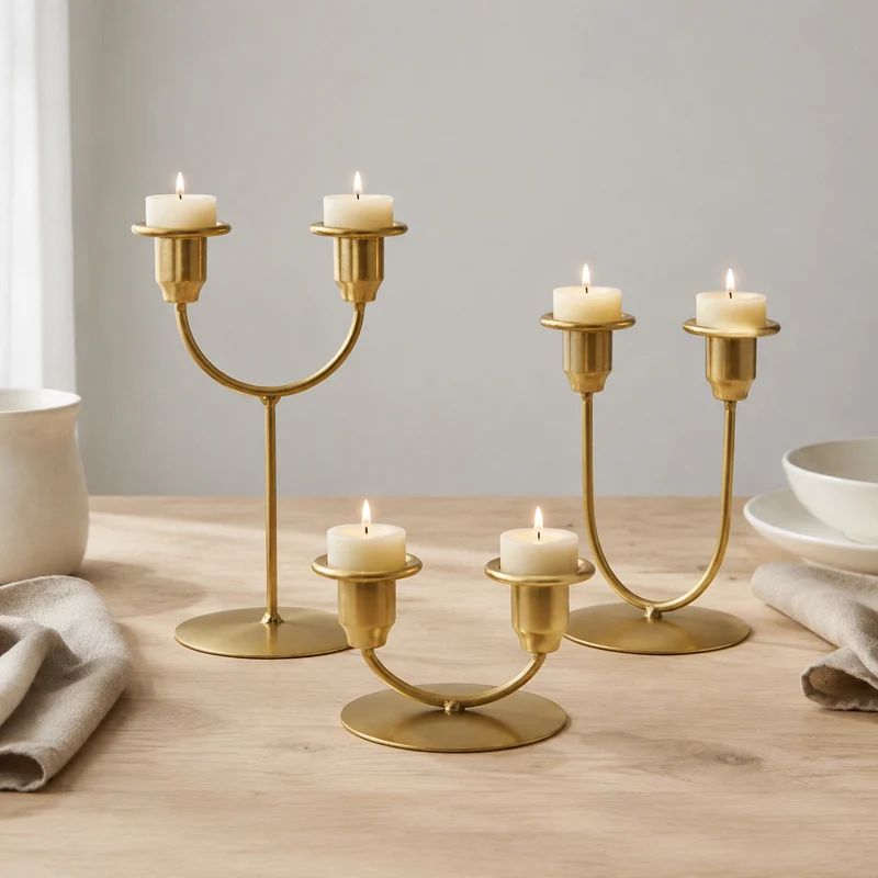 Sculptural Decorative Candle Holder