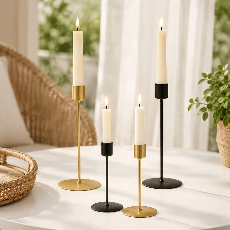 Cactus-shaped Candle Holder