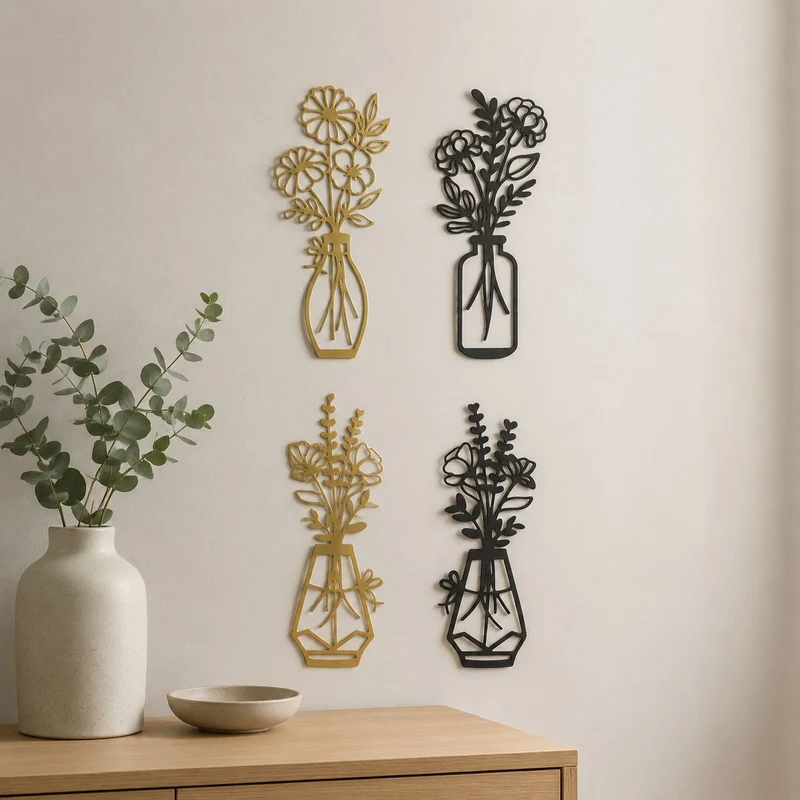 Artistic Flower Vase Decoration