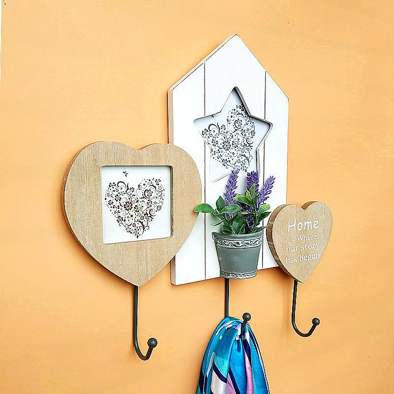 Wall decoration Heart-shaped Hooks