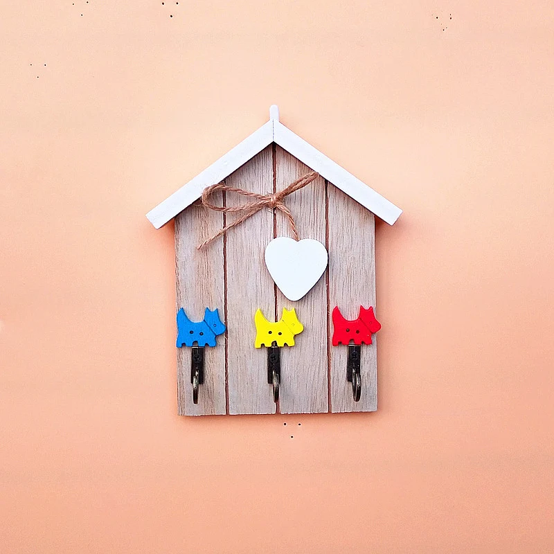 Playful Rabbits Theme Wall Hook Rack