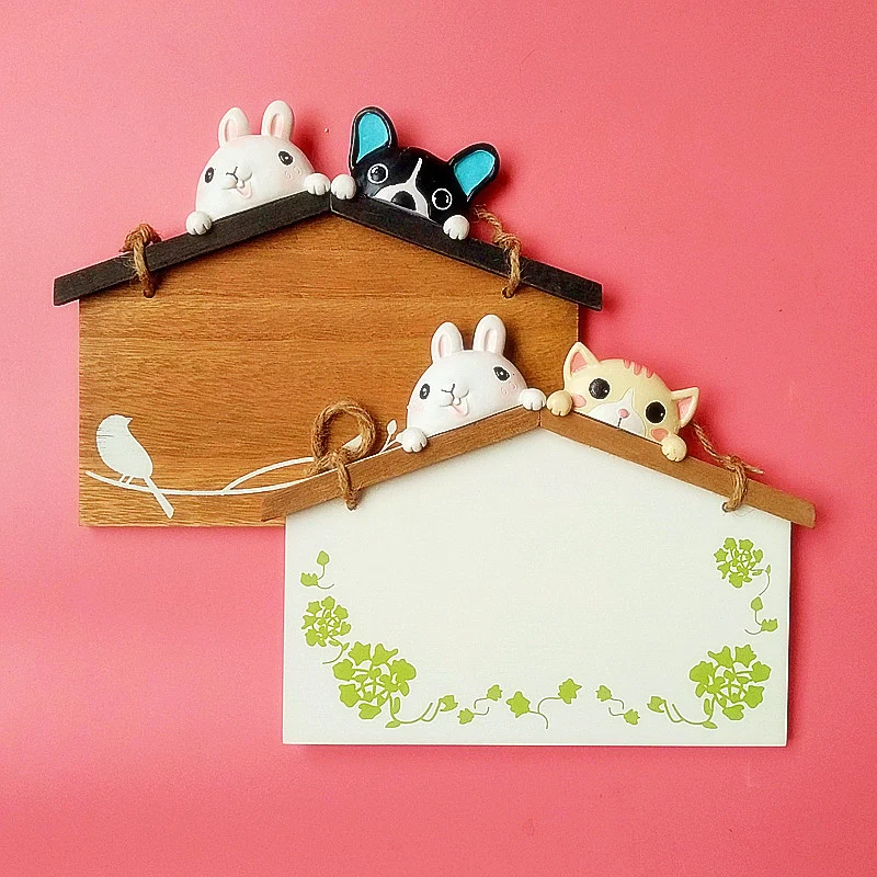 Playful Animal Decor Hanging Board