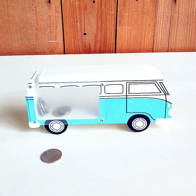 Vintage Bus-Shape Piggy Bank