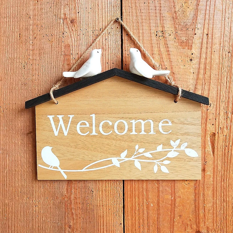 Rustic Welcome Home Wall Sign