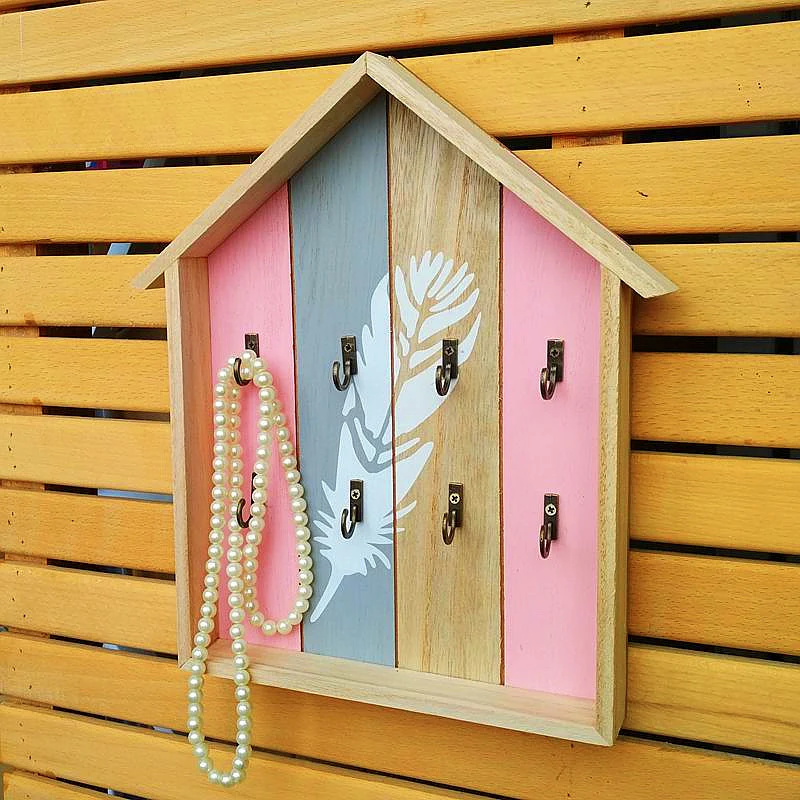 Rustic Home Decor Decorative Wall Hook Organizer