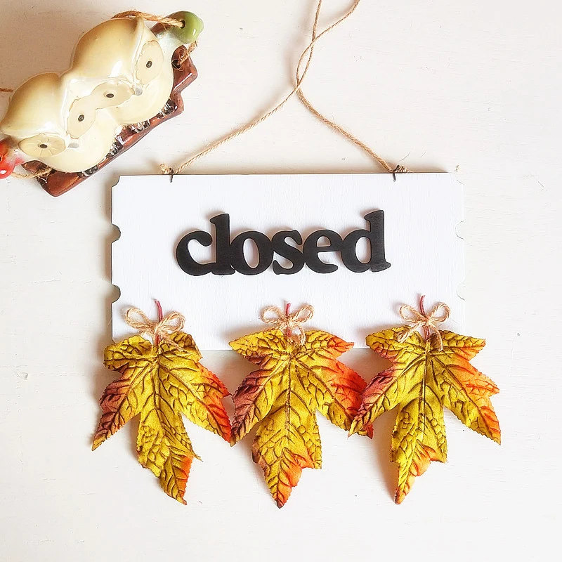 Rustic Decorative Hanging Sign Set