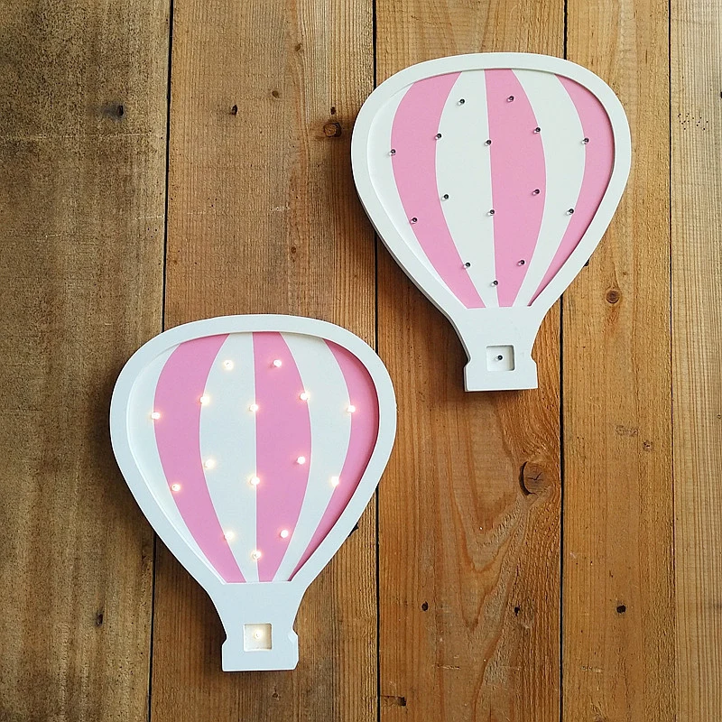 Decorative LED Night Lamp in the Shape of a Hot Air Balloon