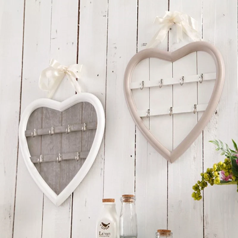 Heart-shaped Decorative Keychain Rack