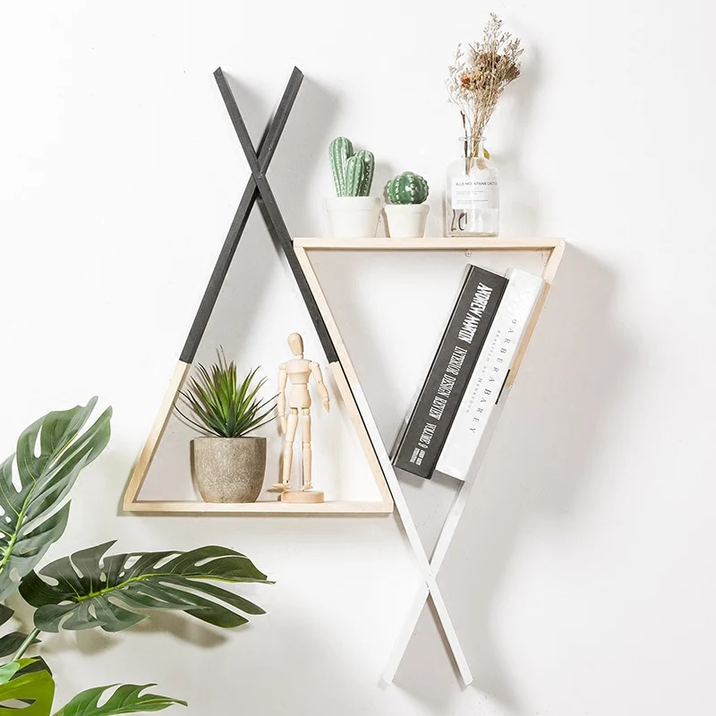Decorative Triangle Wall Shelves