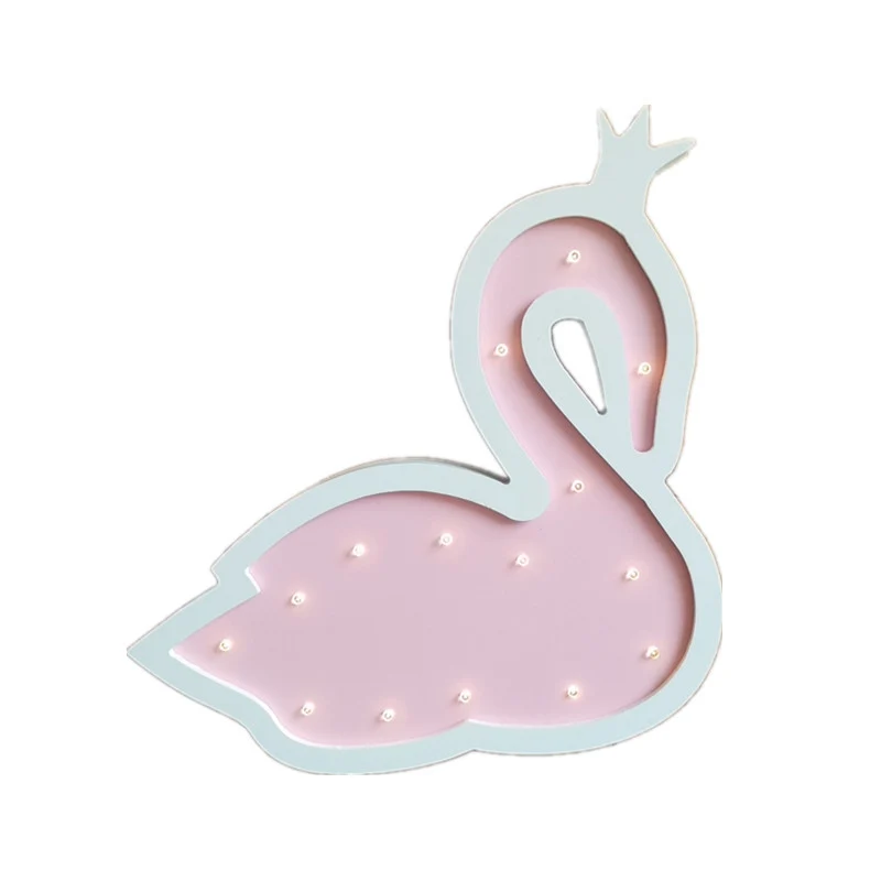 Decorative LED Swan Wall Lamp