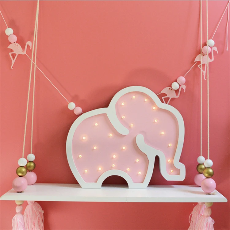 Decorative LED Elephant Night Light