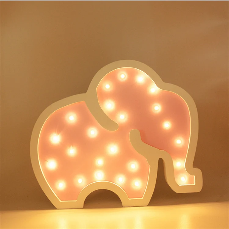 Decorative LED Elephant Night Light
