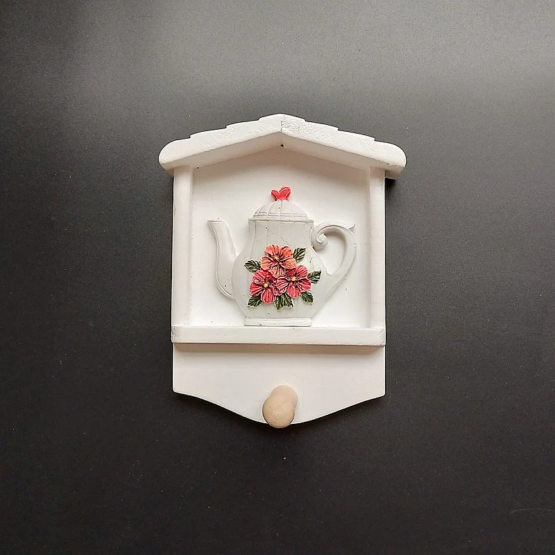 Decorative Keychain Wall Mount with Sunflower Design