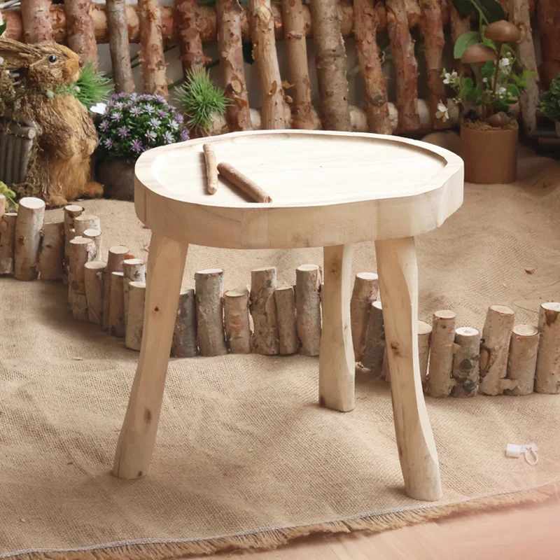 Moderner Holzfußhocker Karnz