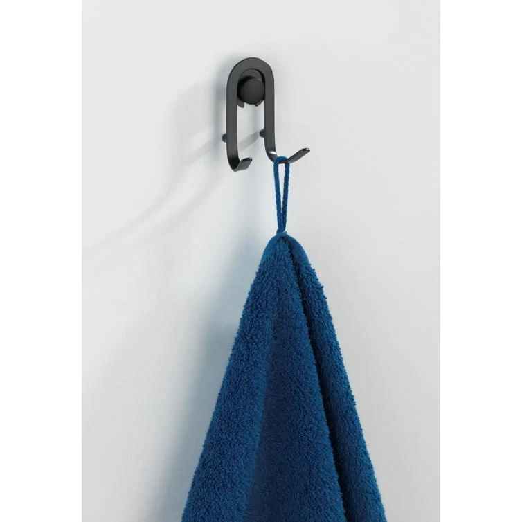 wandhaken classic plus schwarz 2er