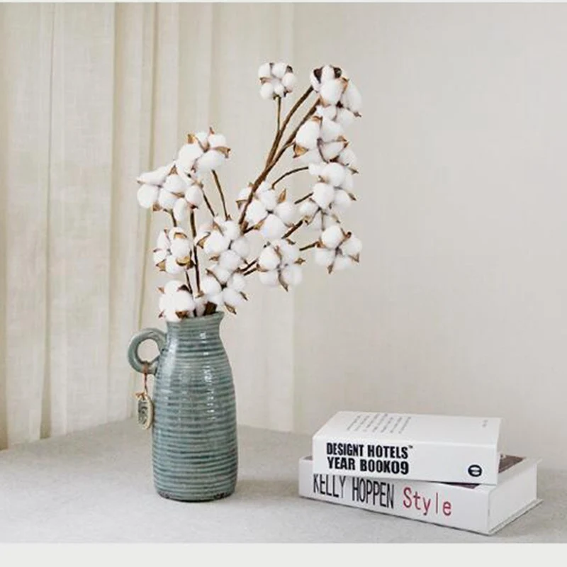 Artificial Cotton Flower Arrangement