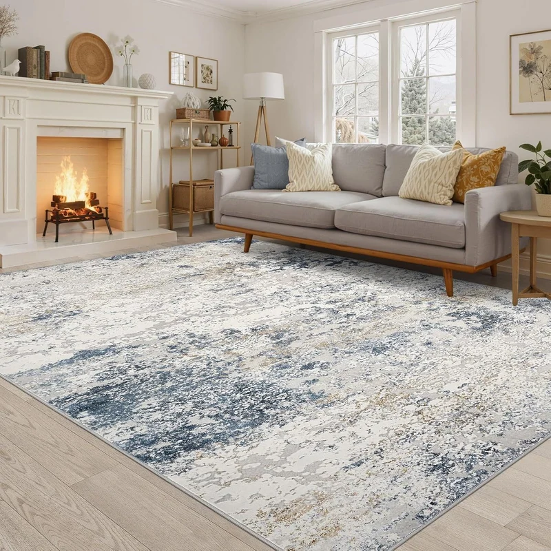 Vintage-inspired Textured Area Rug