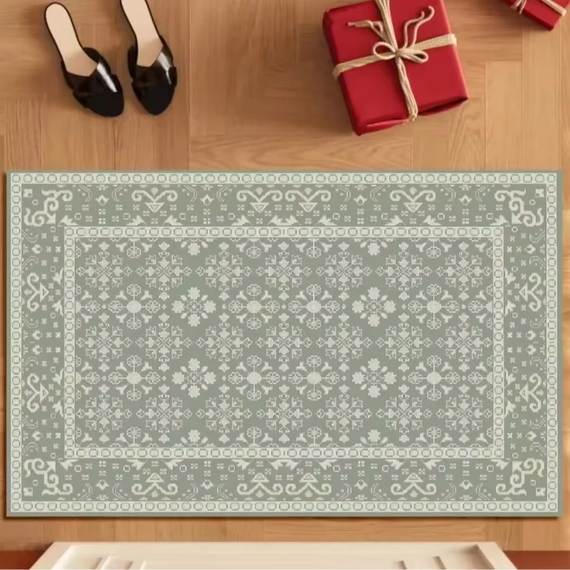 Vintage Flower Pattern Rug