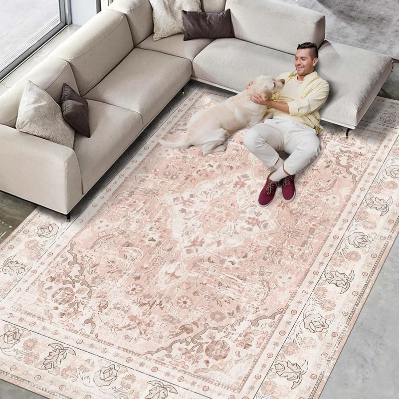Vintage Flower Pattern Carpet