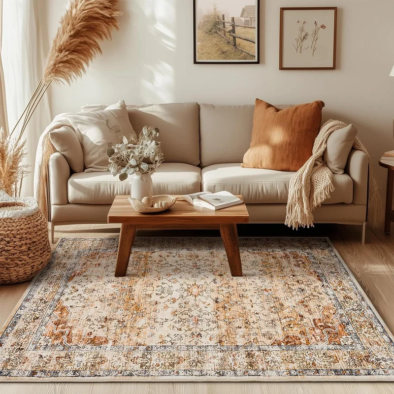 Vintage Flower Design Carpet